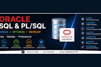fix, debug and develop oracle sql and plsql
