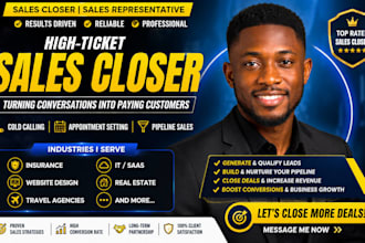 be your sales closer sales representative online sales agent