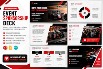 design sponsorship deck event proposal powerpoint presentation pitch deck