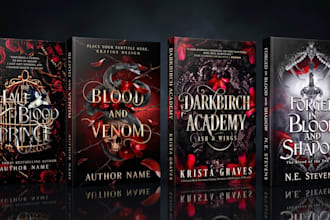 do gothic book cover, dark romance book cover, horror poster, mystery, thriller