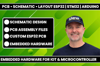 do pcb design, pcb layout, schematic design, esp32 pcb, stm32 pcb, arduino pcb
