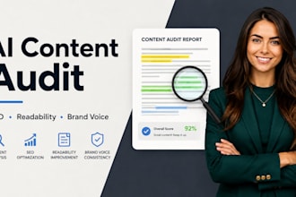 audit ai content for quality, SEO, readability and brand voice