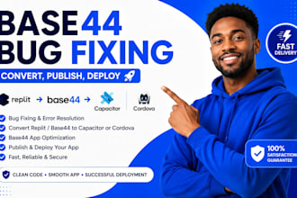 base44 bug fixing convert replit base44 to capacitor cardova base44 publish