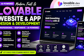 build modern lovable website, lovable ai website app, lovable ai dav fix lovable