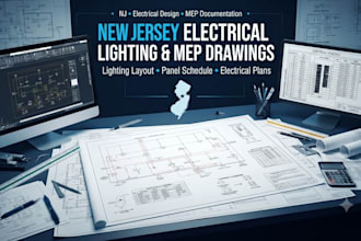pe new jersey lighting layout electrical drawings electrical panel schedule mep