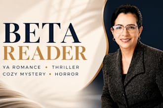 beta read ya romance thriller cozy mystery as horror beta reader
