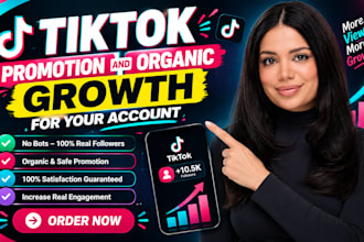 audit, promote and grow your tiktok with real followers
