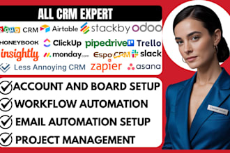 migrate data on zoho hubspot salesforce monday CRM airtable odoo contacts leads