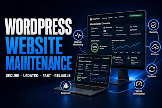 do wordpress maintenance speed optimization and fix core web vitals