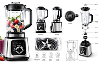 create realistic product illustrations for marketing, anuals, and presentations