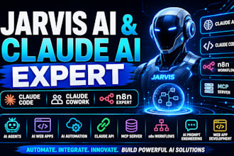 jarvis ai claude cowork n8n expert webapp claude code video prompting claude ai