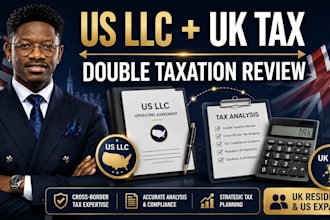 review your US llc distributions for UK tax and double taxation issues