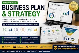 create a business plan marketing strategy and business growth plan