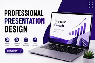 design a professional business presentation using gamma ai