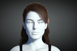do realistic 3d  hair model, xgen hair groom for metahuman and vfx