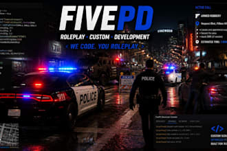 create custom fivepd scenarios, calls and police missions