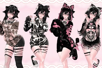 do custom vrchat avatar vrc avatar commission furry vrchat avatar anime vrc