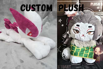 design custom plush stuffed toys and cute animal plushie