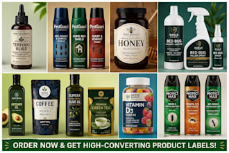 design product label, bottle label, food label, oil label