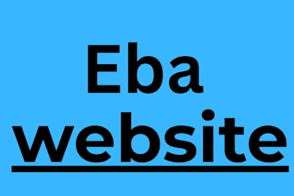 create a professioanl eba website