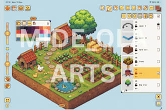 pixel game character isometric pixel game art pixel animation 2d game assets
