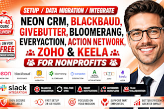 neon crm blackbaud givebutter bloomerang zoho everyaction action network keela
