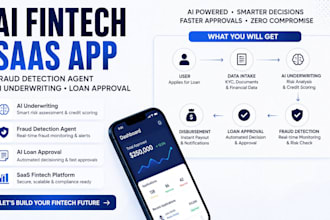 build ai fintech saas app, fraud detection agent, ai underwriting loan approval