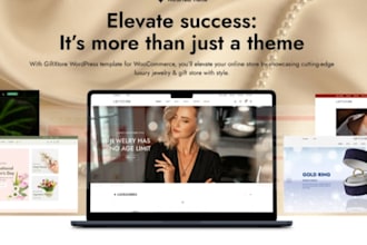 design a shopify store for jewelry accessories  gifts and handmade brands