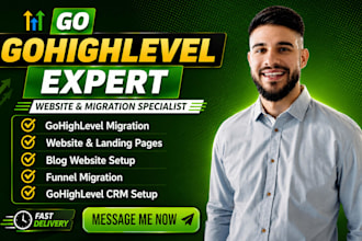 setup gohighlevel website gohighlevel landing page ghl funnel migration ghl crm