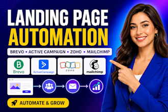 do brevo activecampaign zoho mailchimp landing page automation