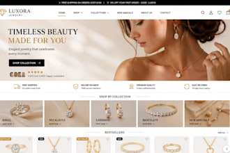 design jewelry website jewelry store jewelry shopify store fashion store