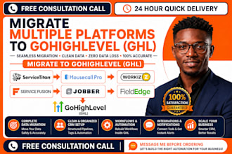migrate servicetitan housecall pro workiz service fusion jobber fieldedge to ghl