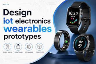 design iot wearable electronics tech glasses smart watches jewellery prototypes