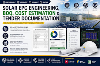 do solar epc, boq and tender documentation