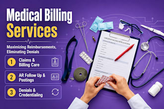 do medical billing, claim submission, and denial management