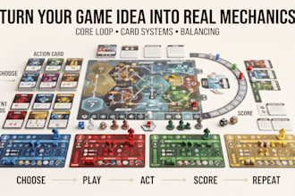 develop your board game mechanics and prototype and board game balancing