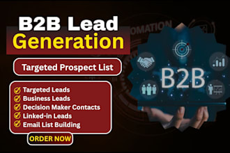 do b2b lead generation business leads data enrichment lead scrapping