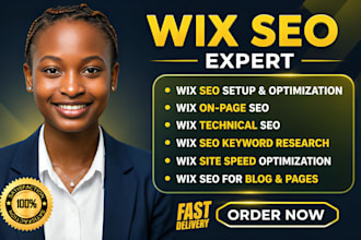 be your wix SEO expert for complete website optimization and goggle ranking