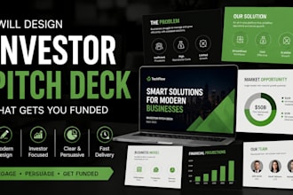 design a professional sales pitch deck