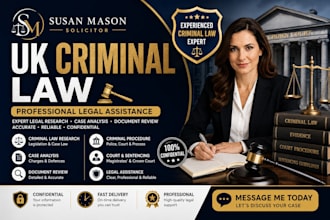provide UK criminal law legal assistance and research