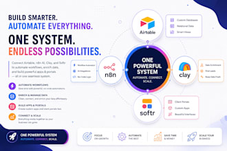 setup airtable database, airtable automation, airtable crm, softr