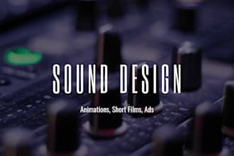 design sound effects for your project