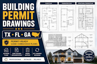 design permit ready architectural and structural plans for texas, florida and ga