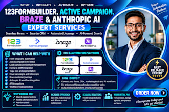 setup 123formbuilder braze and anthropic ai workflow automation services