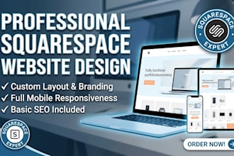 design squarespace website squares website design