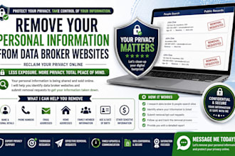 remove your personal information from data broker websites