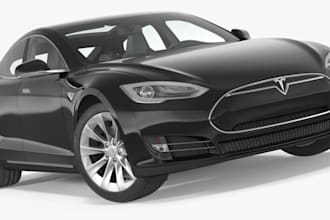 do 3d car modeling, 3d car, police car, rc car, blender car for 3d printing