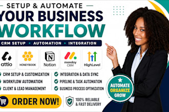 setup attio crm honeybook notion monday crm automation gohighlevel integration