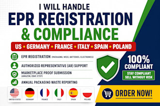 handle epr registration for US germany france italy spain poland