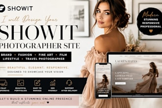 setup showit brand fashion fine art film lifestyle travel photographer website